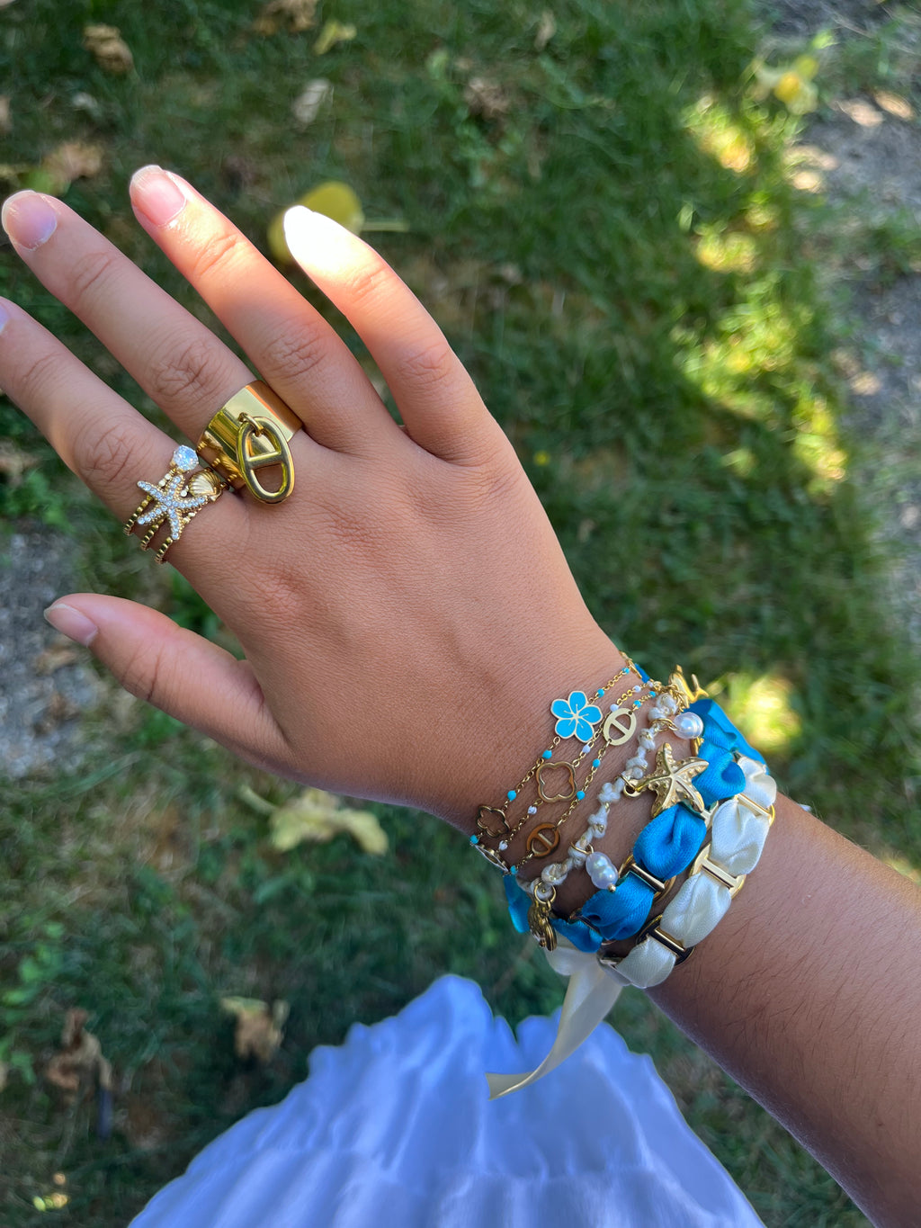 Bague maille marine en acier inoxydable