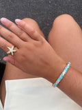 Jonc INOLA bleu turquoise