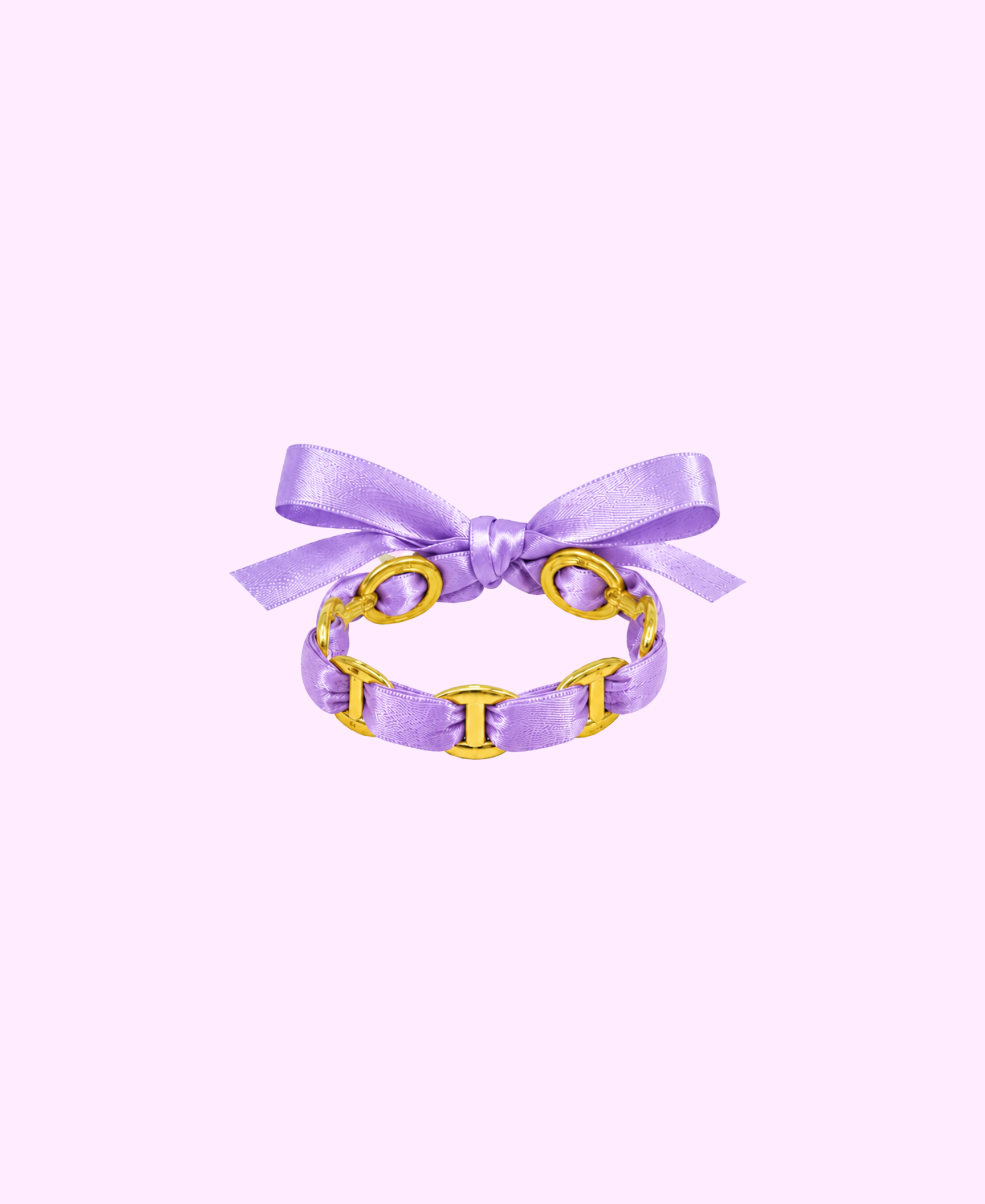 Jonc Elsa Lilas acier inoxydable