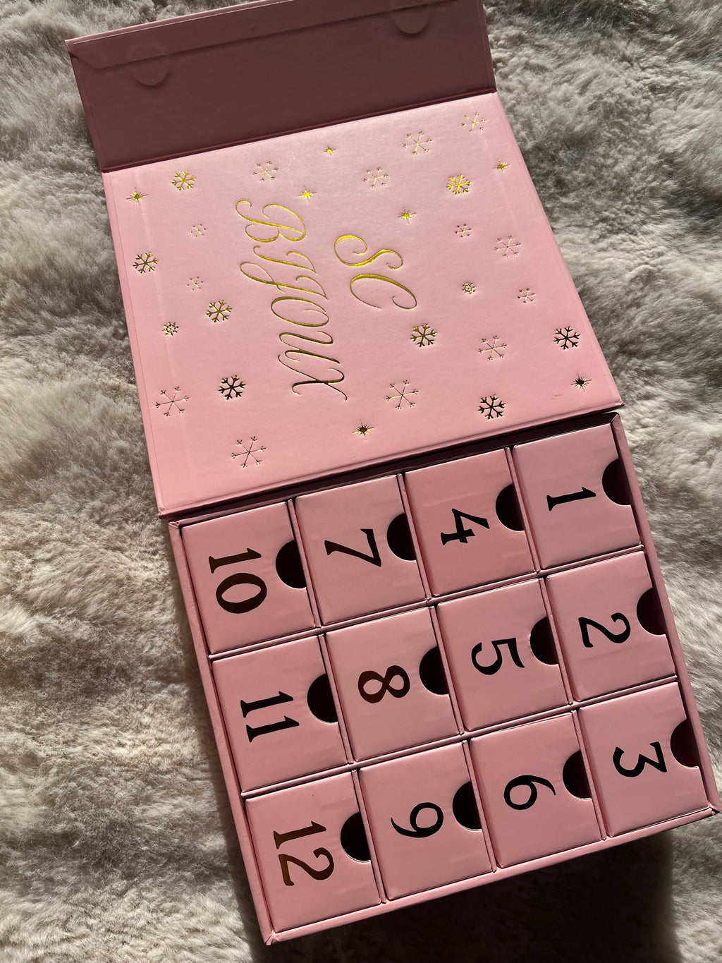 PRECOMMANDE CALENDRIER DE L’AVENT 12 BIJOUX ACIER INOXYDABLE argenté/ doré 💖🌟