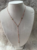 Collier Y MELINA acier inoxydable