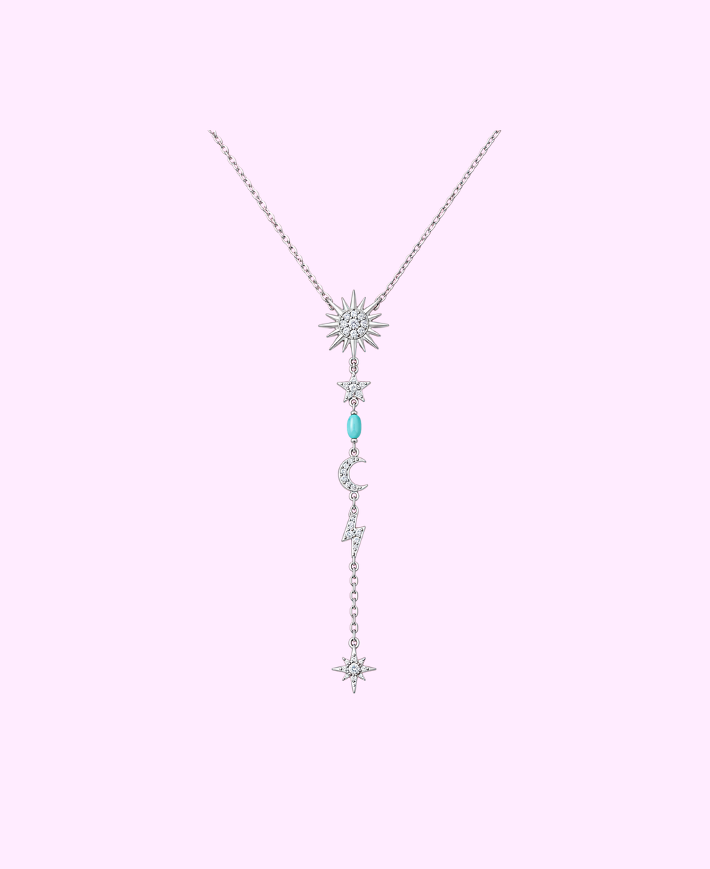 Collier BLUM acier inoxydable argenté/ doré