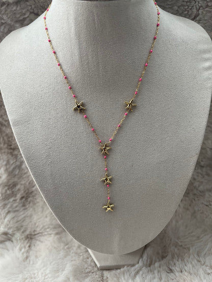 Collier Calista doré en acier inoxydable ( plusieurs coloris disponibles)