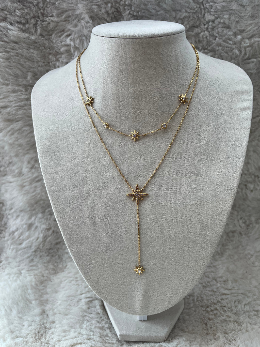 Collier ELIRA acier inoxydable doré