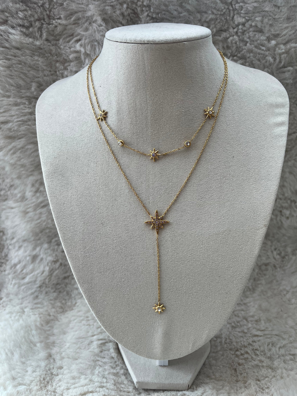 Collier ELIRA acier inoxydable doré