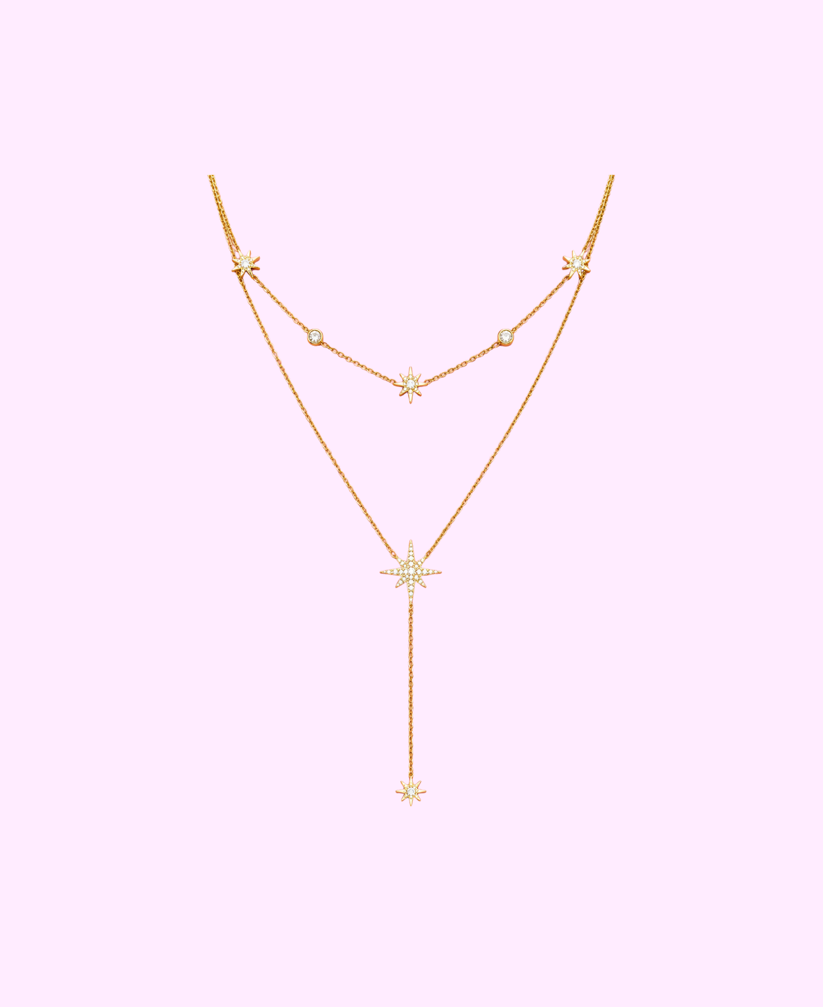 Collier ELIRA acier inoxydable doré