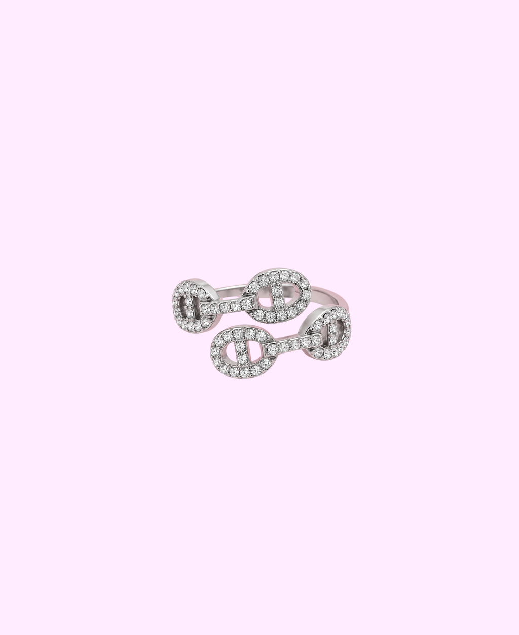 Bague Délia acier inoxydable argenté/ doré