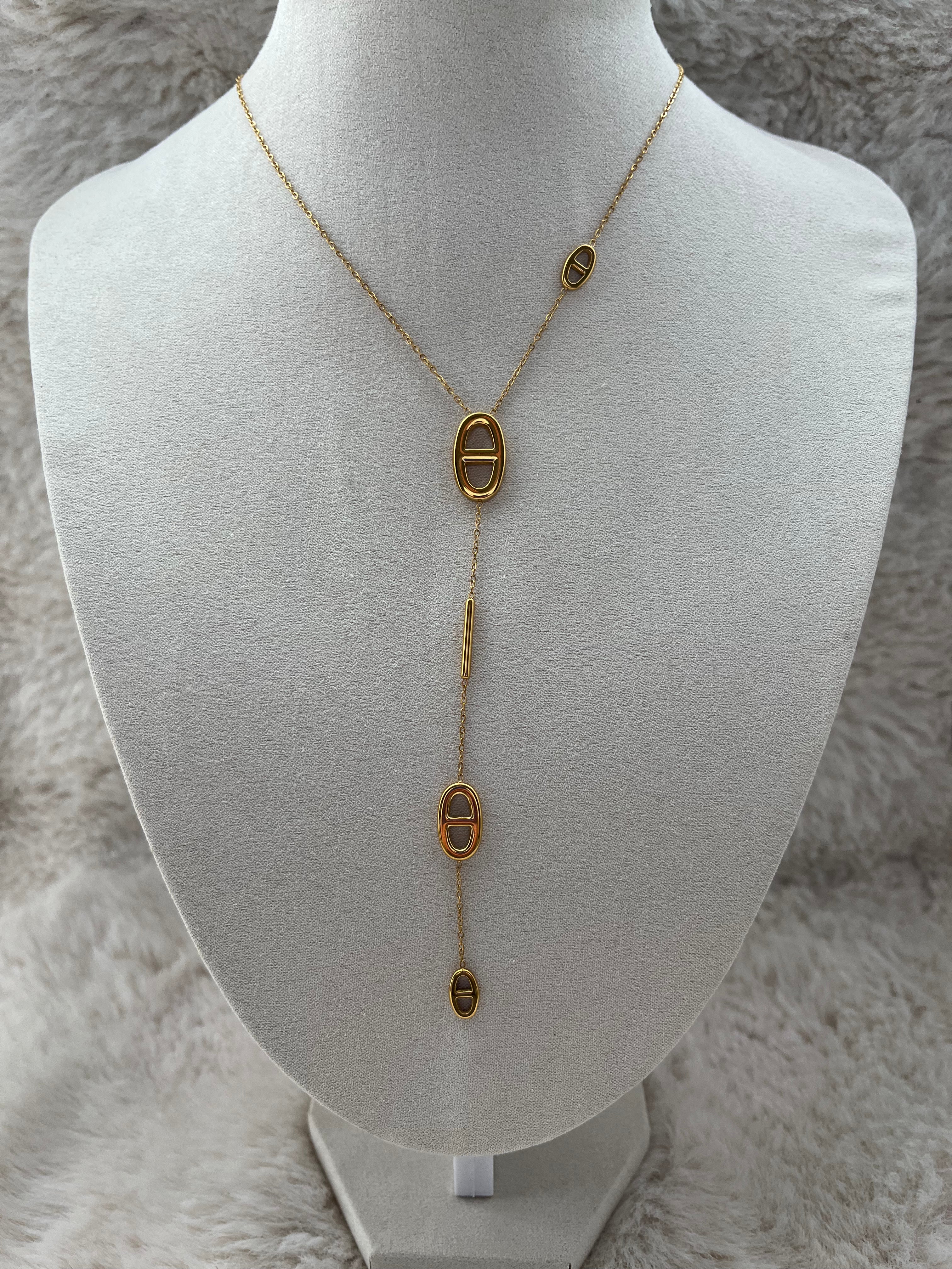Collier CHLOE acier inoxydable doré