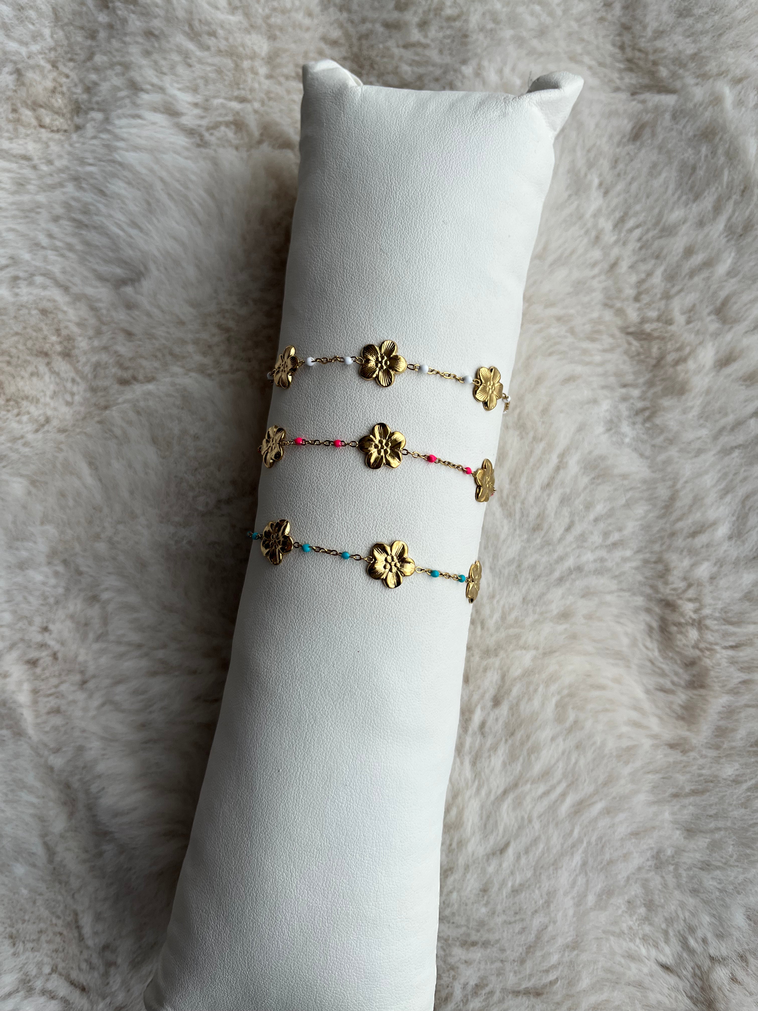 Bracelet FLAVIE acier inoxydable doré