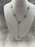 Collier Y KYM acier inoxydable argenté ou doré