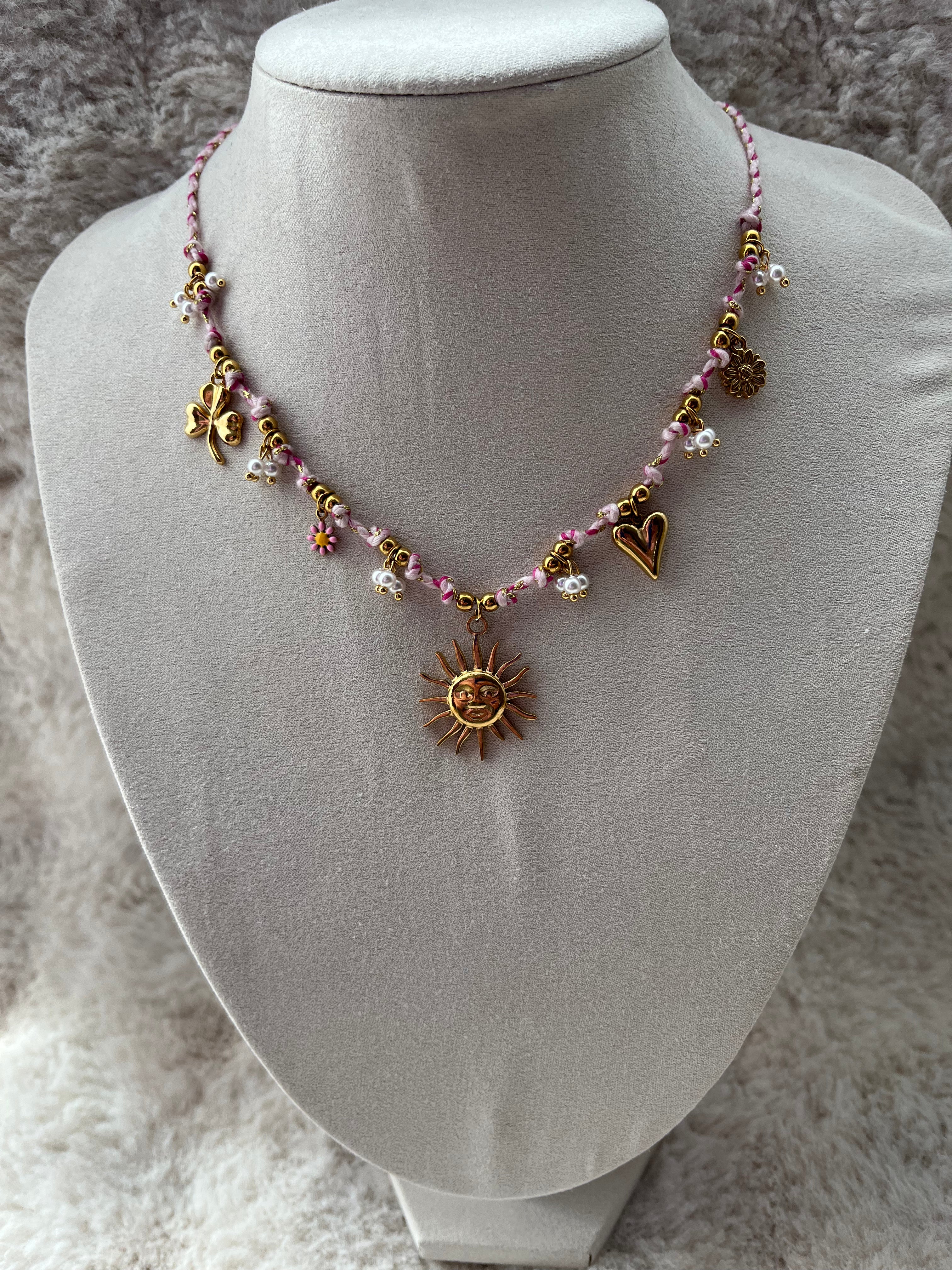 Collier TINA acier inoxydable ( choix de la couleur )
