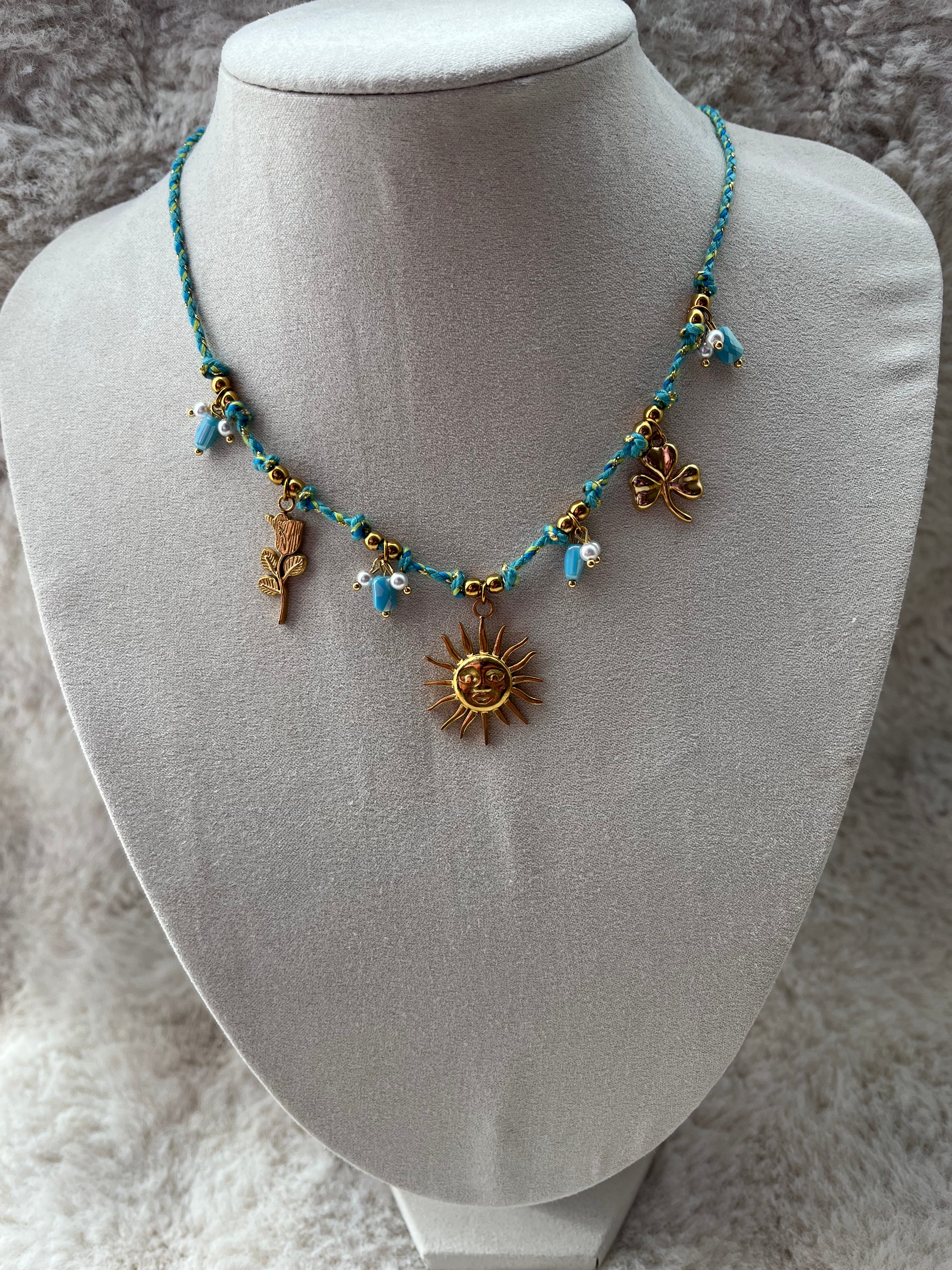 Collier TINA acier inoxydable ( choix de la couleur )