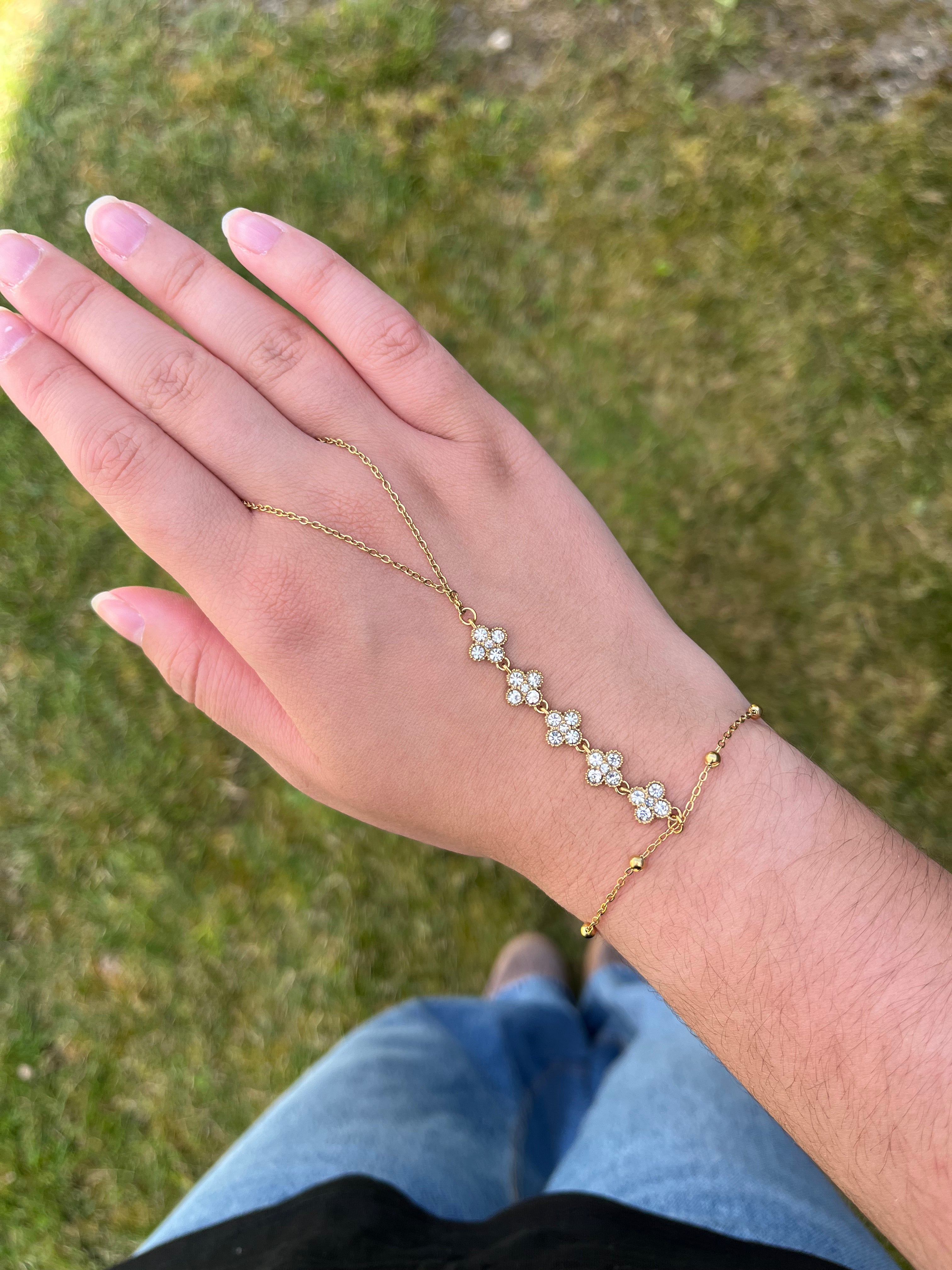 Chaîne de main IRRÉSISTIBLE BLANC acier inoxydable
