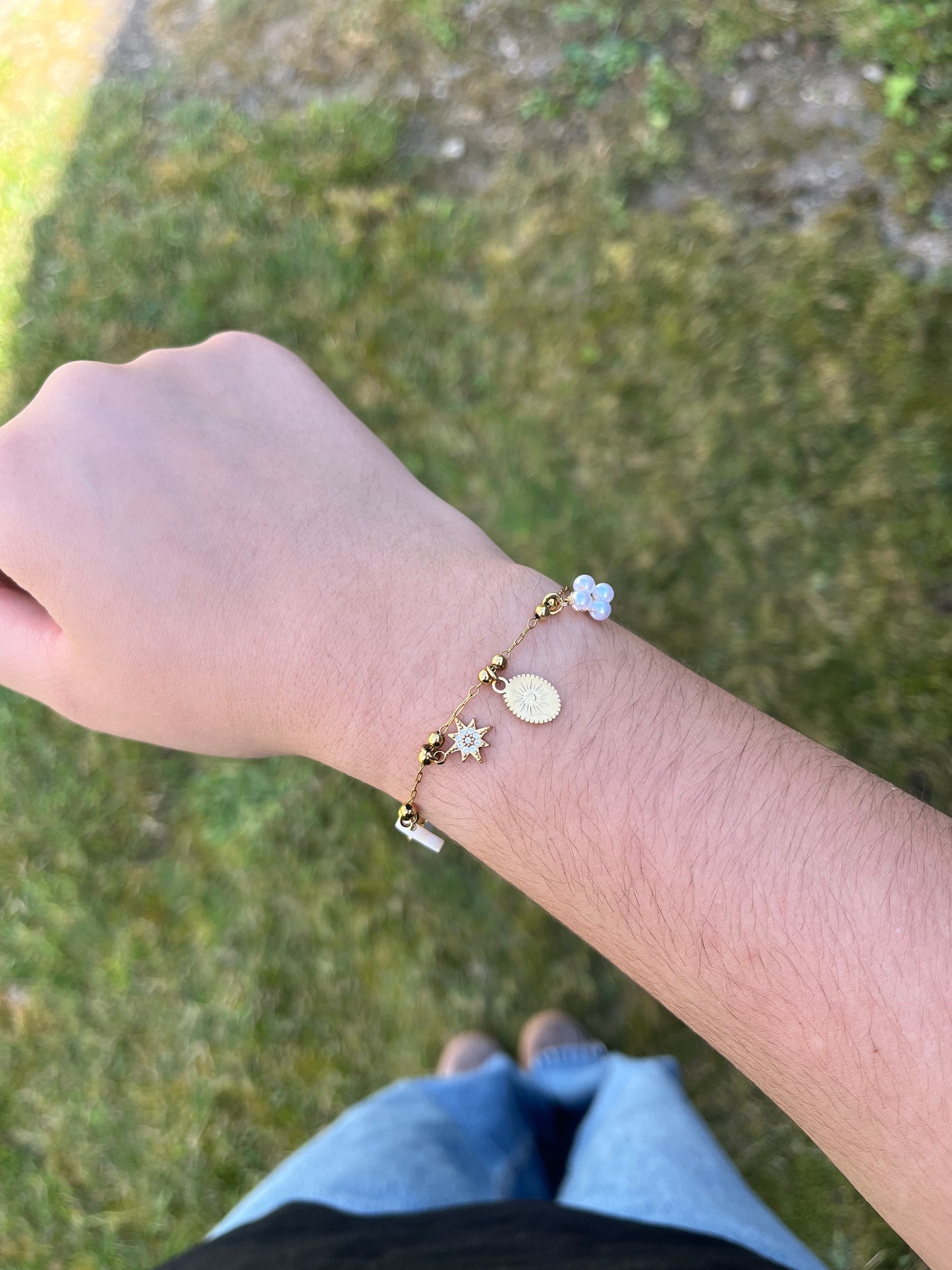 Bracelet Ciara acier inoxydable doré