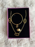 Coffret JADE acier inoxydable argenté ou doré