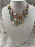 Collier THEANA acier inoxydable doré ( choix de la couleur )