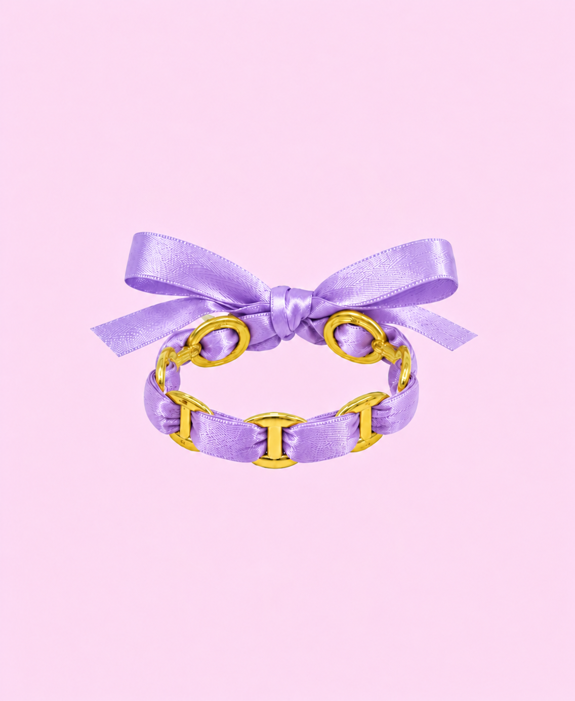 Jonc Elsa Lilas acier inoxydable