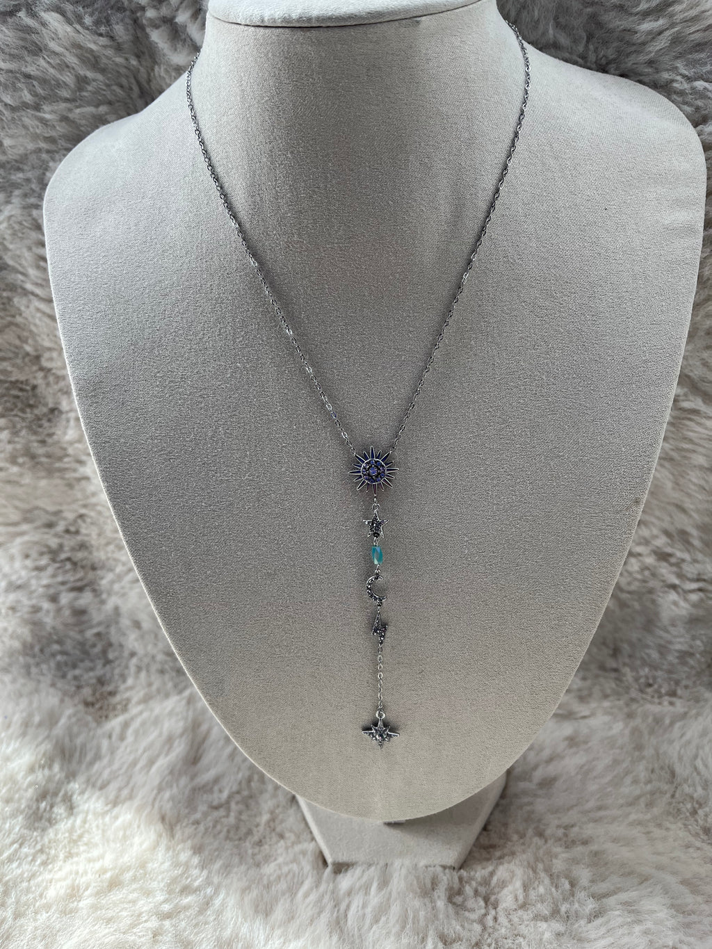 Collier BLUM acier inoxydable argenté/ doré