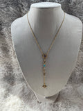 Collier BLUM acier inoxydable argenté/ doré