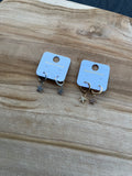 Boucles d’oreilles STAR strass acier inoxydable doré ou argenté