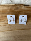 Boucles d’oreilles STRASS acier inoxydable argenté ou doré