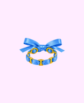 Jonc Elsa bleu roi acier inoxydable